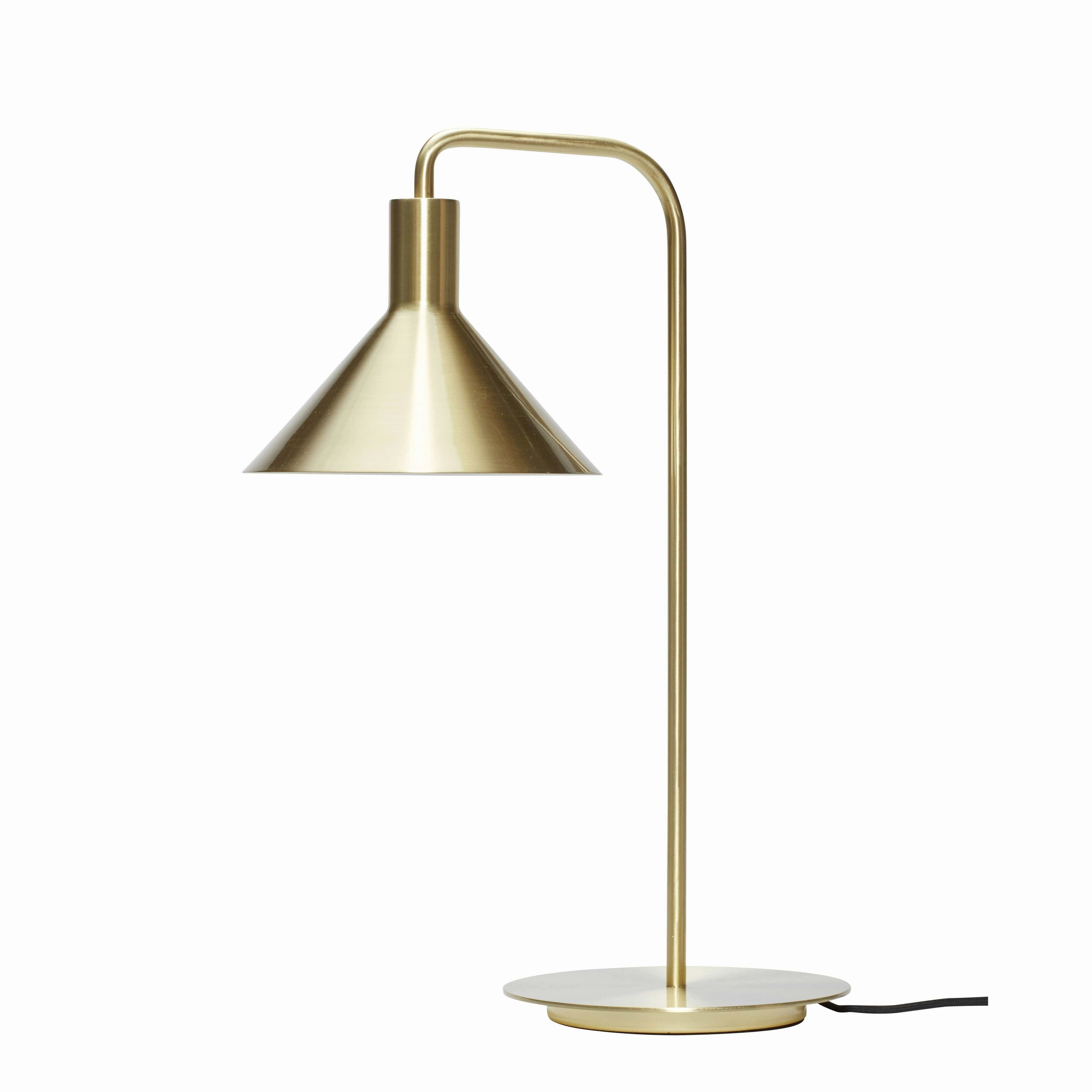 Hbsch Solo Table Lamp, Brass designer outdoor lamp