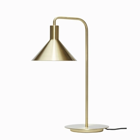 Hbsch Solo Table Lamp, Brass designer outdoor lamp