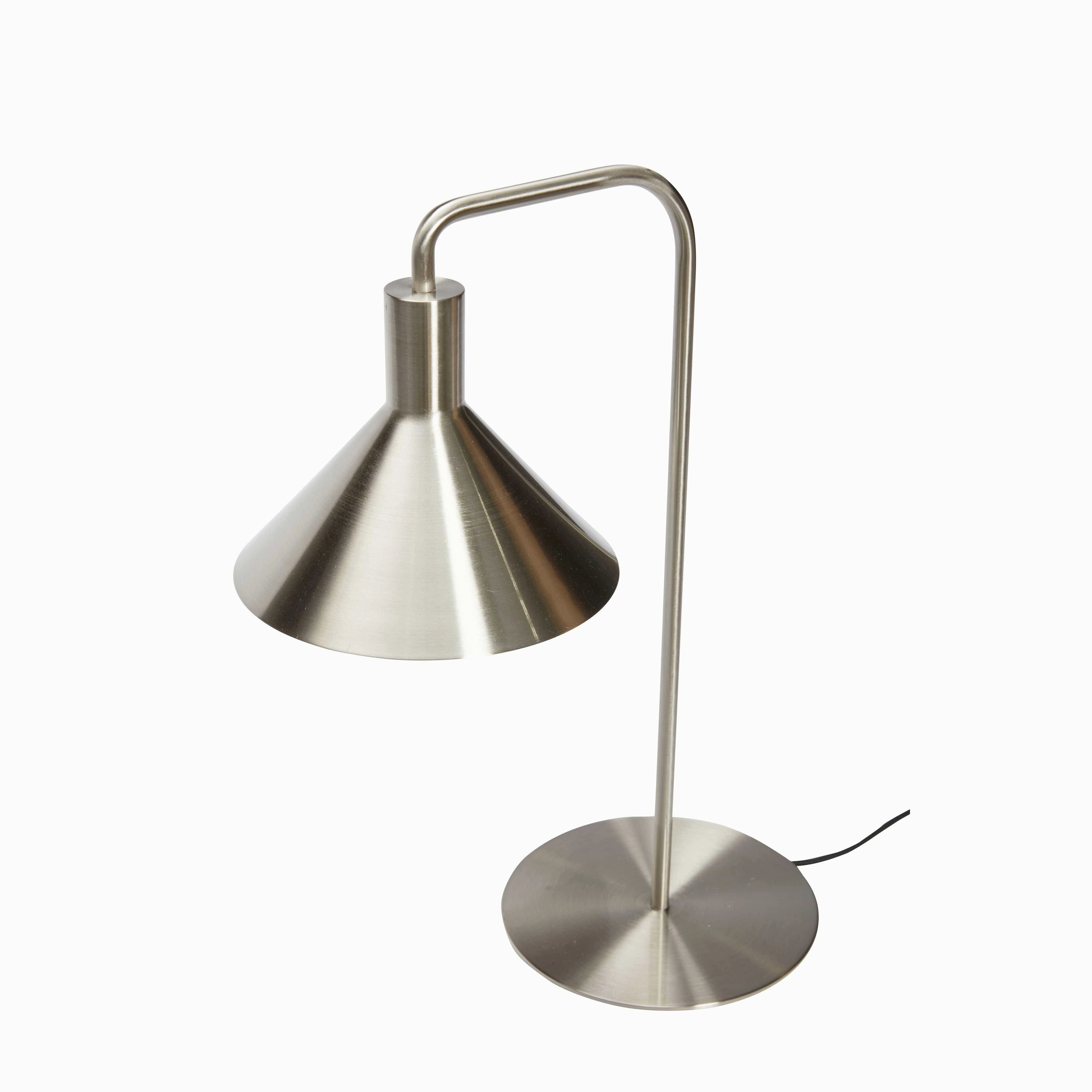 Hbsch Solo Table Lamp, Nickel