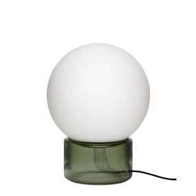 Hbsch Sphere Table Lamp Glass Opal/Green designer outdoor lamp