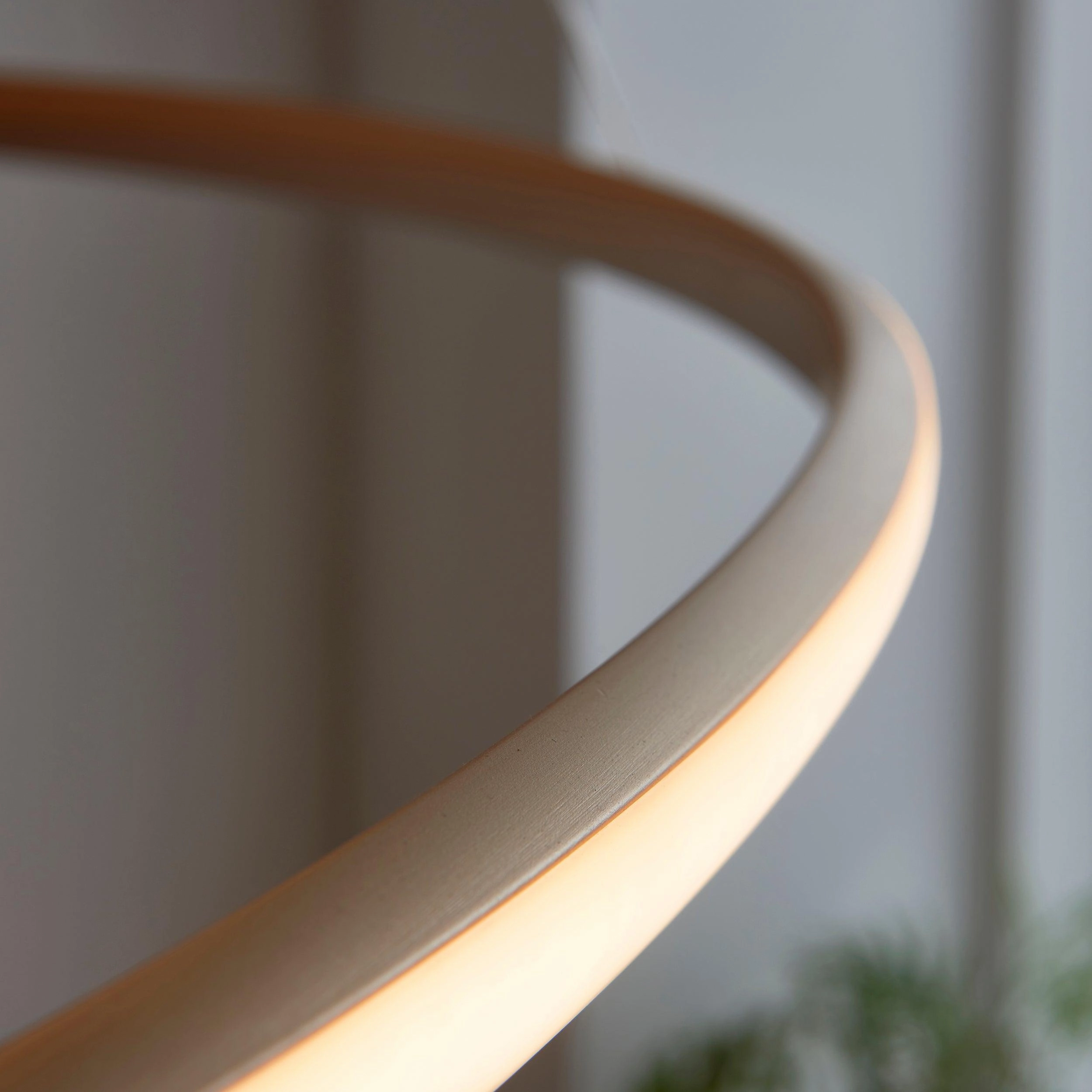 Helice Extra Large Spiral Gold Modern LED Pendant Light