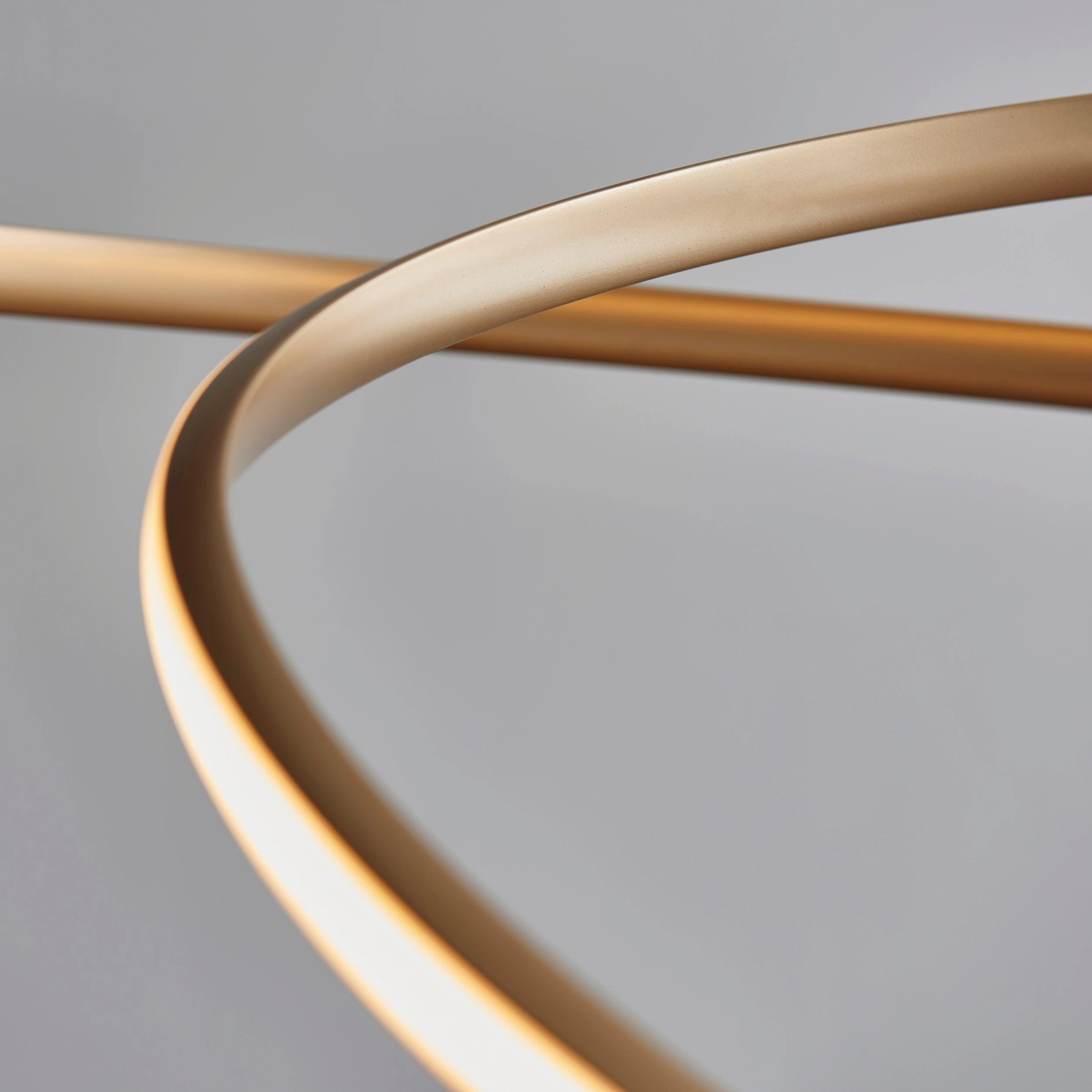 Helice Modern Spiral Gold LED Ceiling Pendant Light