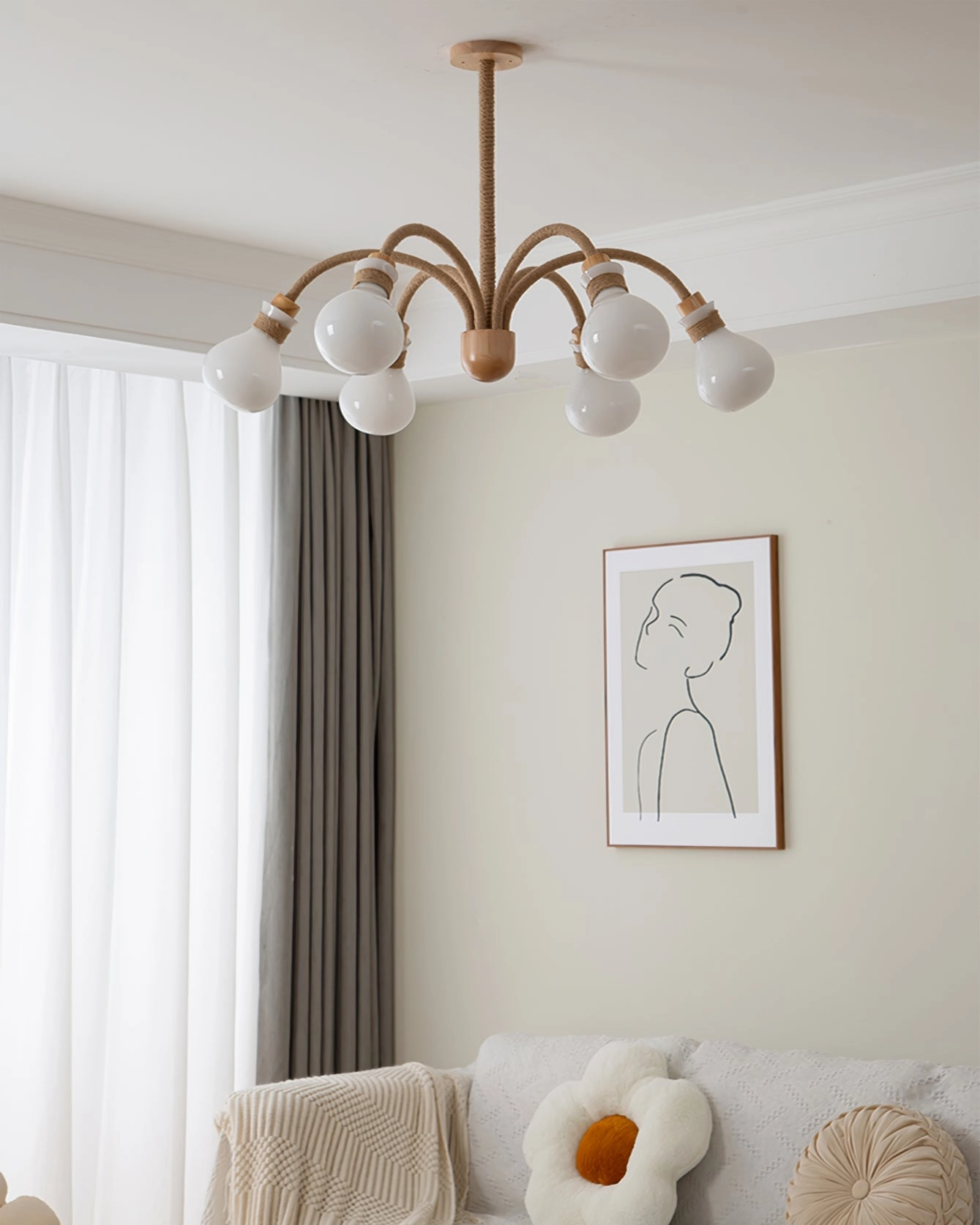 Hemp Rope Chandelier