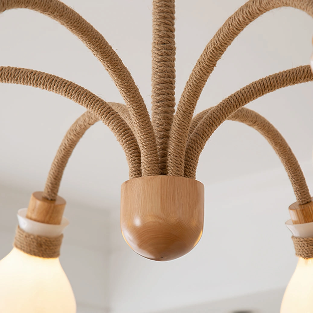 Hemp Rope Chandelier