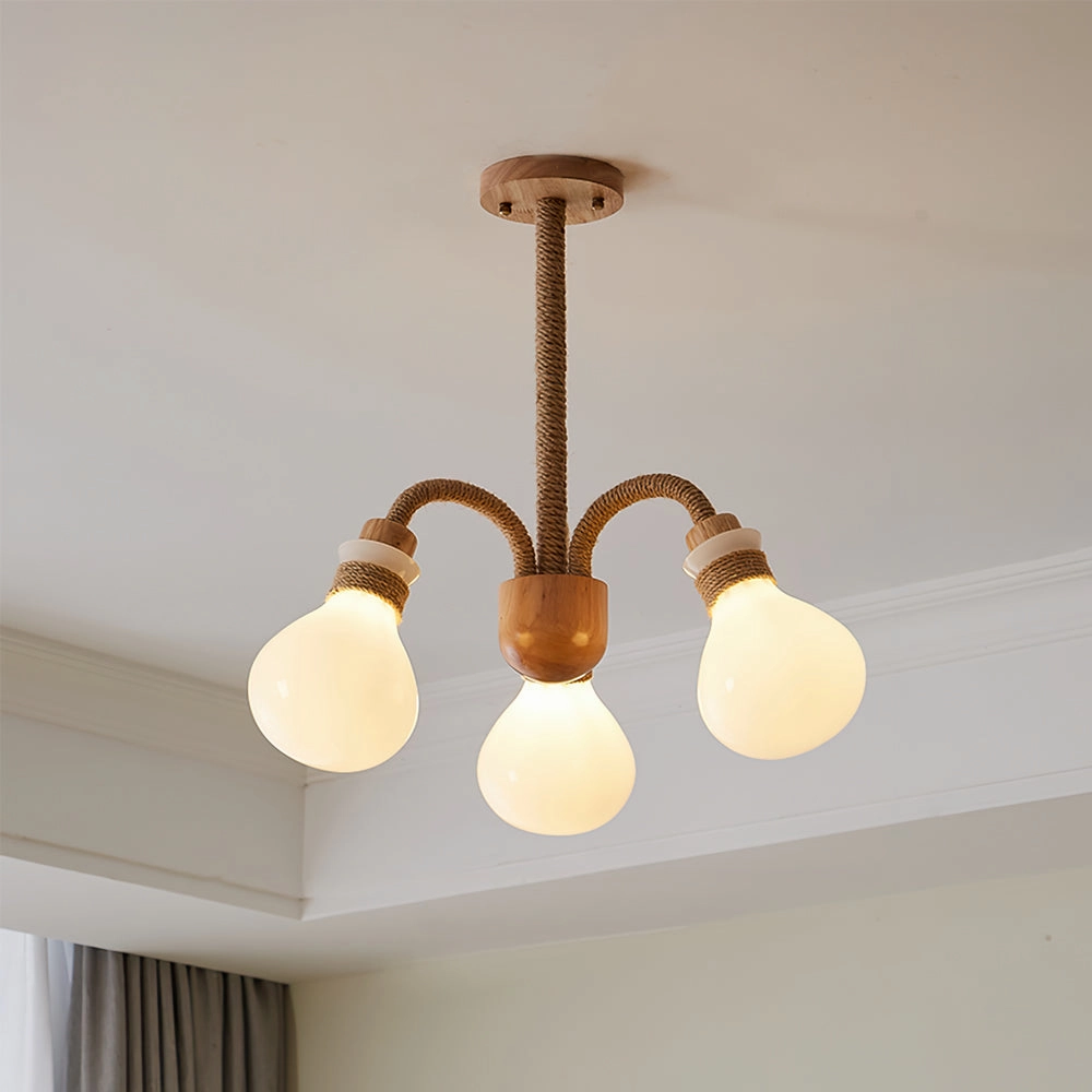 Hemp Rope Chandelier