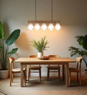 Hexa Brown Series Hanging Lamp (BULB NOT INCLUDED) contemporary ceiling fixture