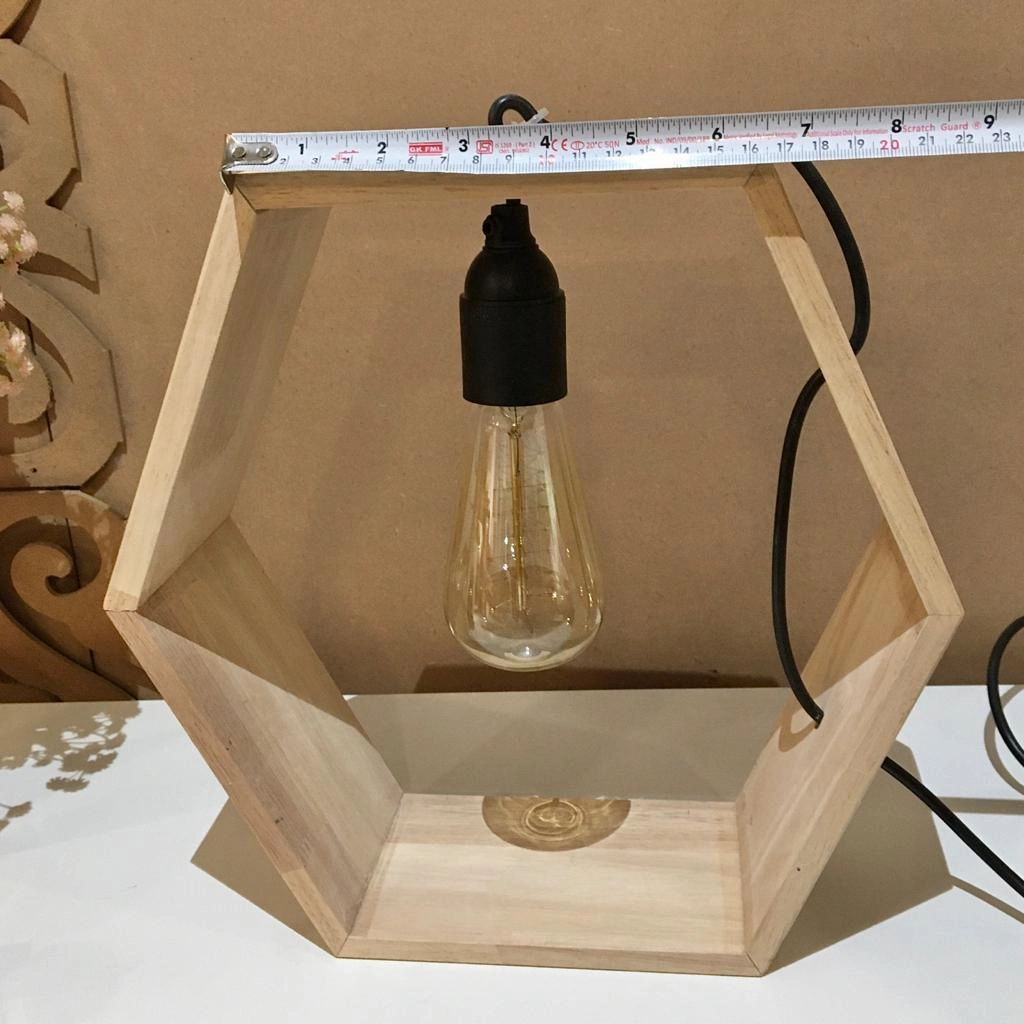 Hexagon Design Table Lamp /Hanging Lamp By Miza