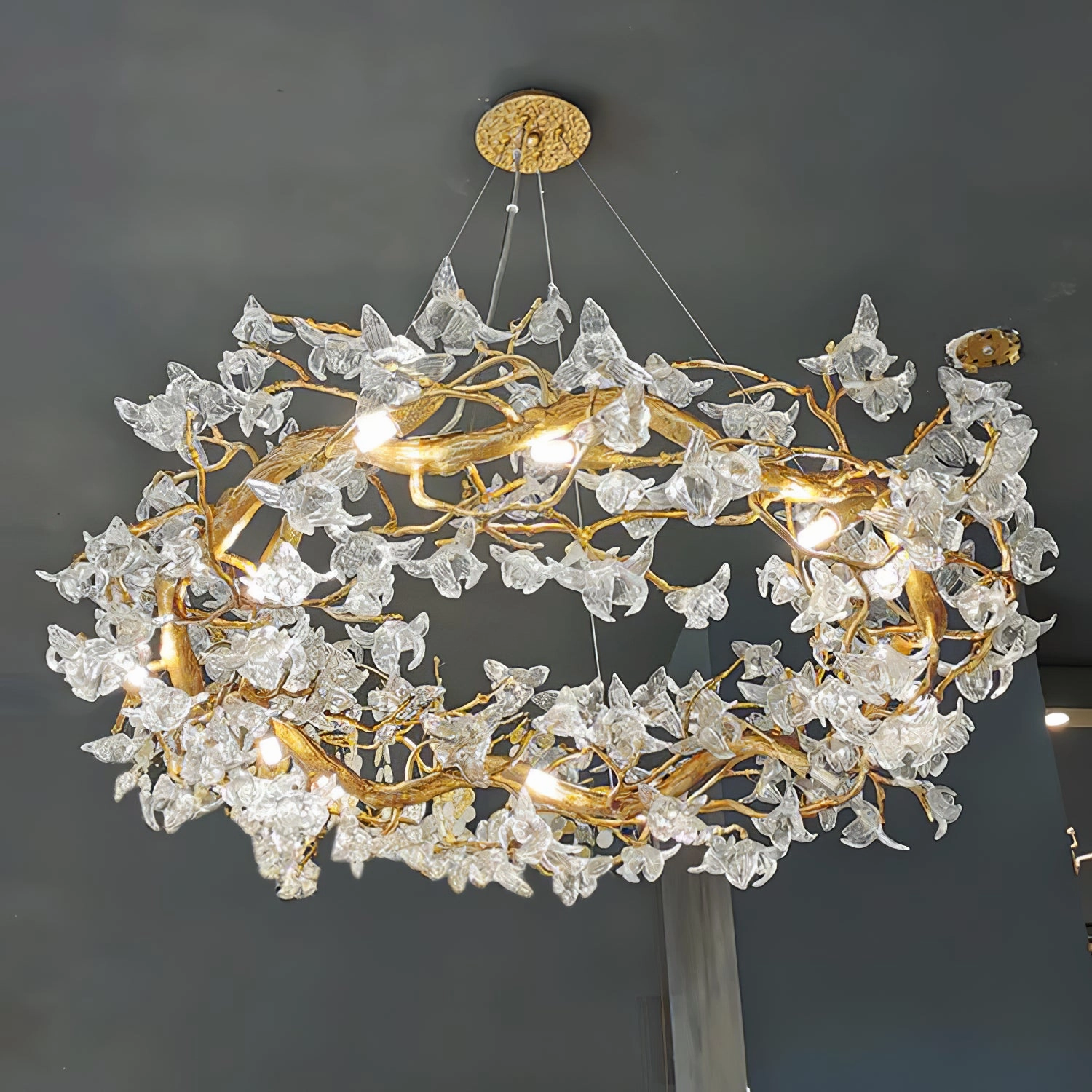 Hibiscus Flower Chandelier