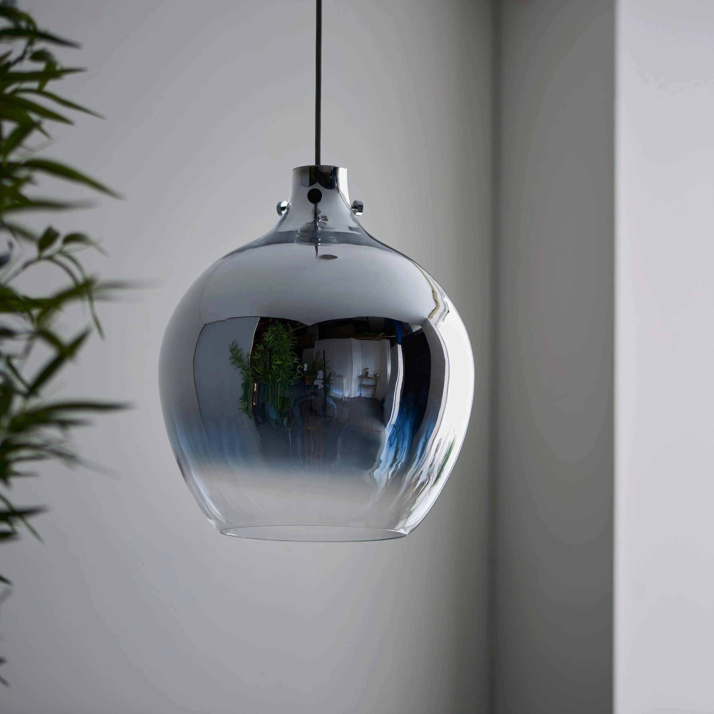 Highgate Nickel Ceiling Pendant With Metallic Ombre Finish