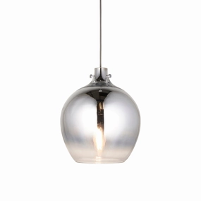 Highgate Nickel Ceiling Pendant With Metallic Ombre Finish minimalist ceiling light