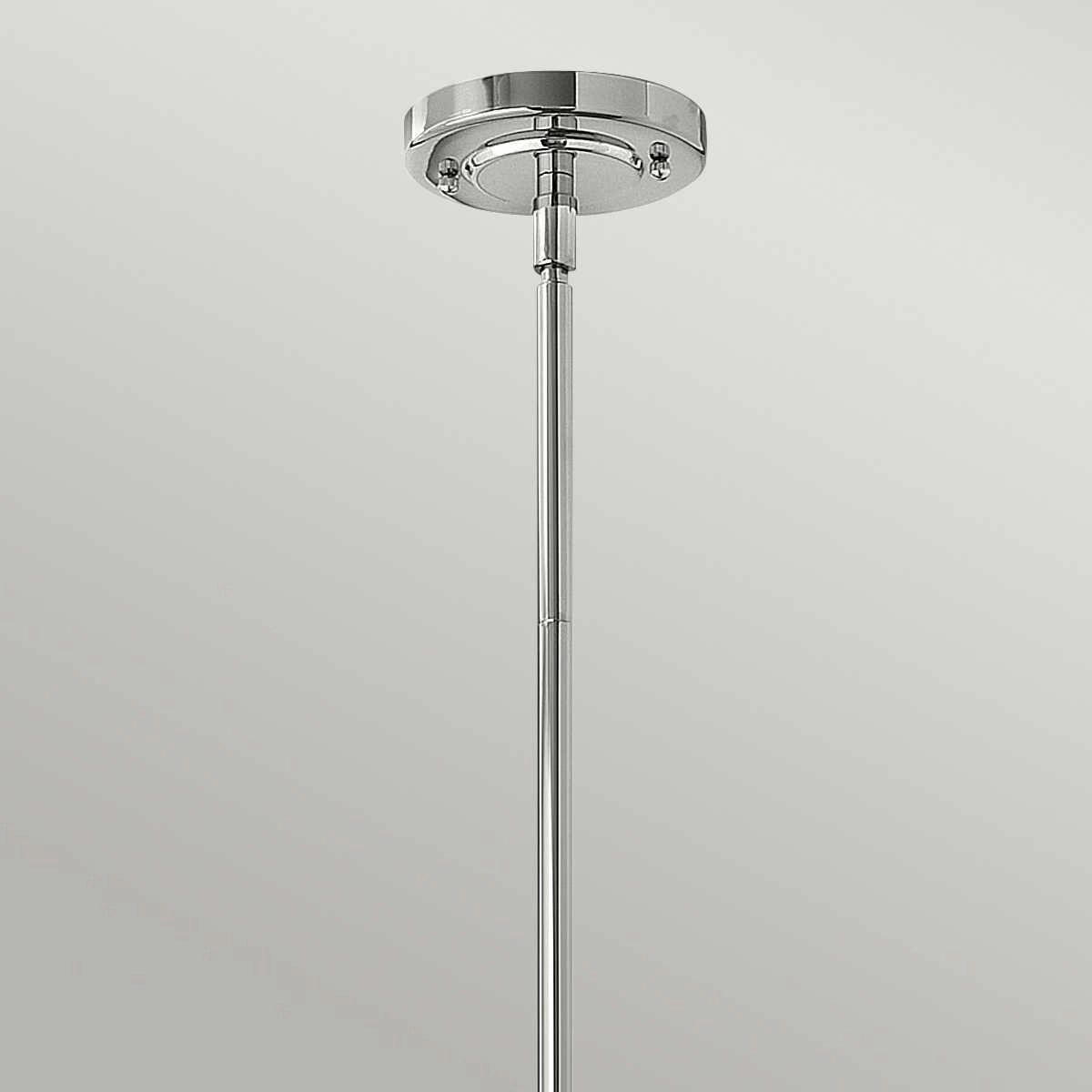 Hinkley Amelia Chrome Small Art Deco Ceiling Light