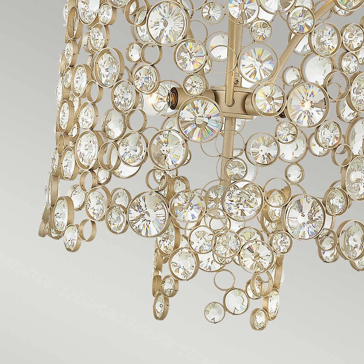 Hinkley Anya Two Tier Silver Pendant Ceiling Light