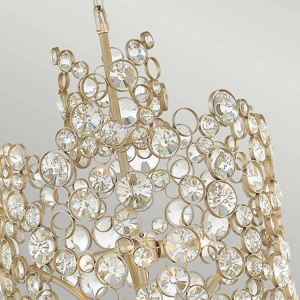 Hinkley Anya Two Tier Silver Pendant Ceiling Light