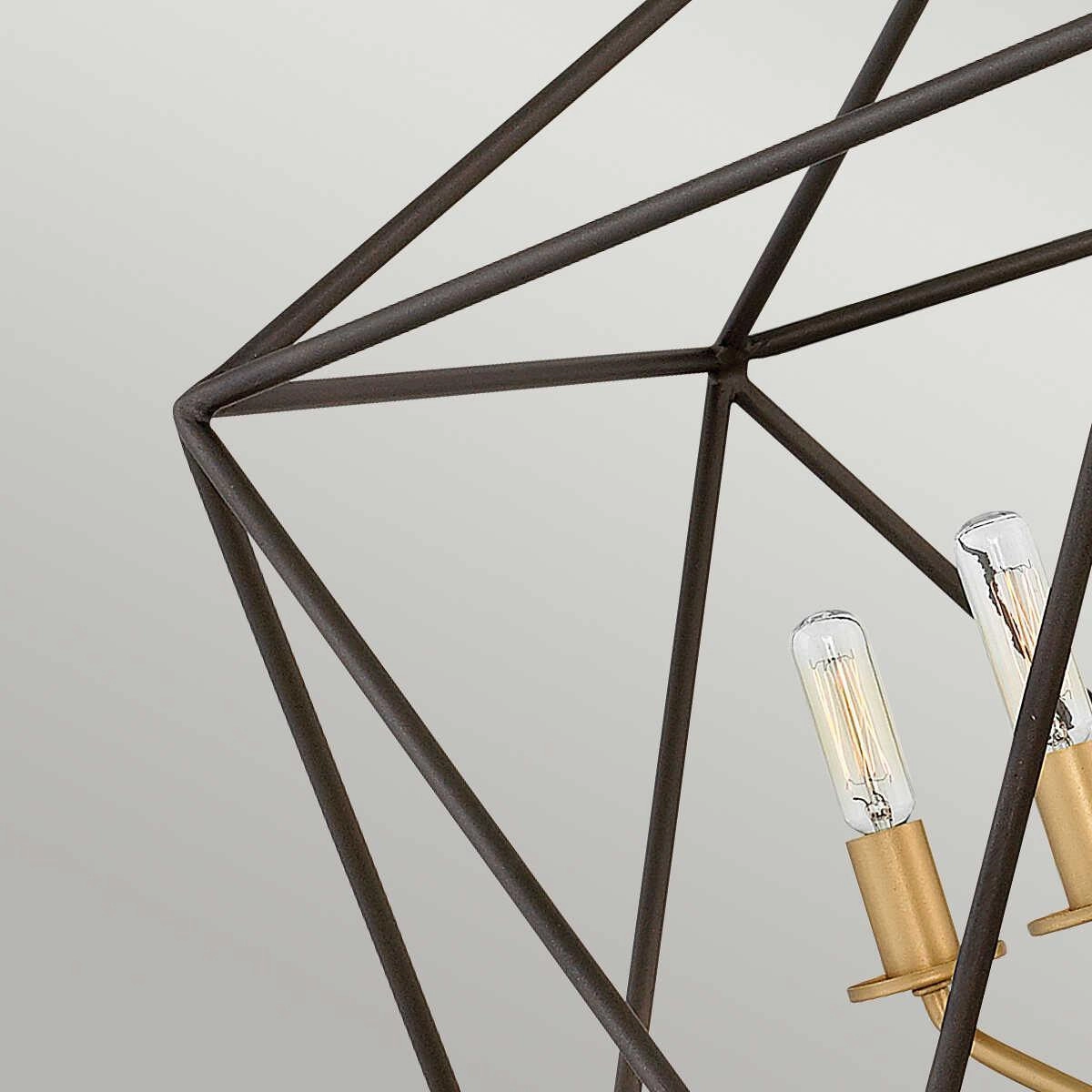 Hinkley Astrid 5 Light Matte Bronze Pendant Chandelier