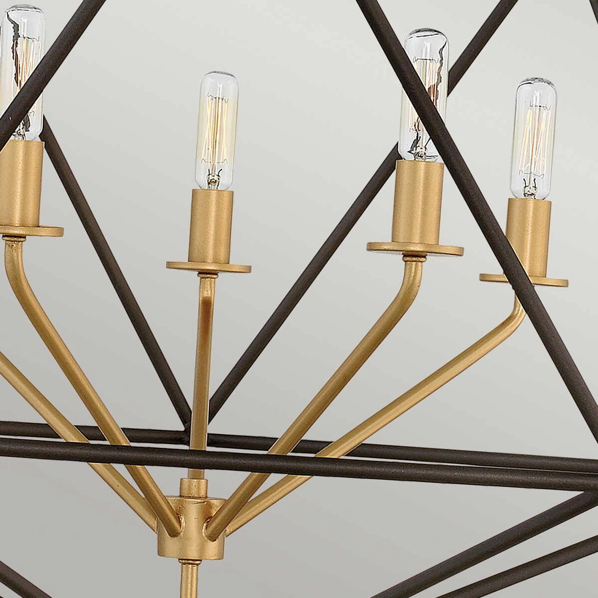 Hinkley Astrid 5 Light Matte Bronze Pendant Chandelier