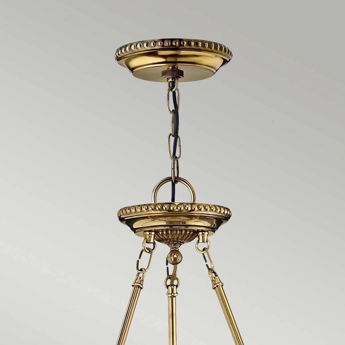 Hinkley Cambridge Solid Brass Large Ceiling Lantern 3 Light
