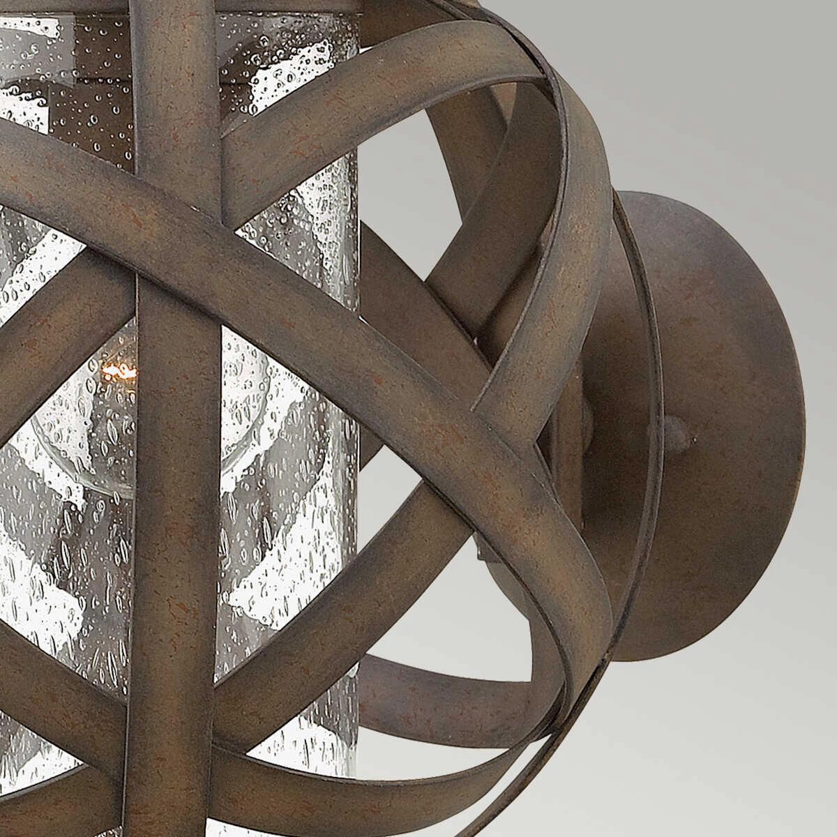 Hinkley Carson Vintage Iron Outdoor Wall Light - IP44