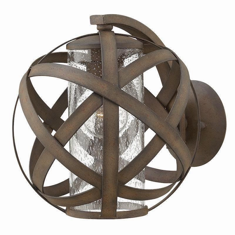 Hinkley Carson Vintage Iron Outdoor Wall Light - IP44 outdoor wall lamp