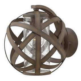 Hinkley Carson Vintage Iron Outdoor Wall Light - IP44 outdoor wall lamp