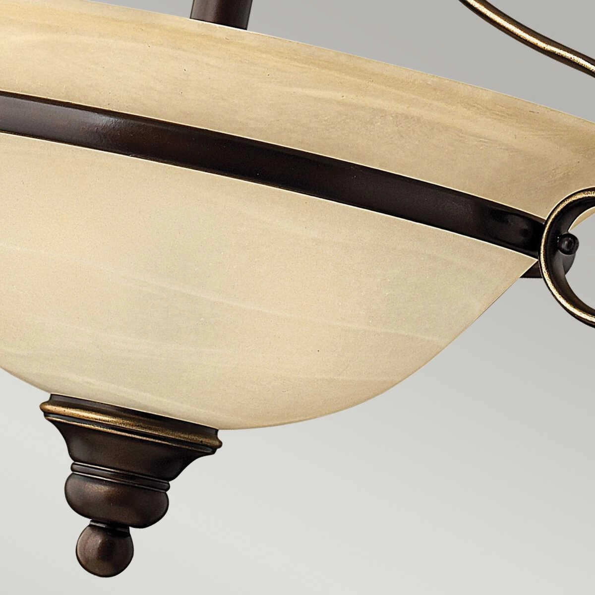 Hinkley Cello Bronze Semi Flush Ceiling Light