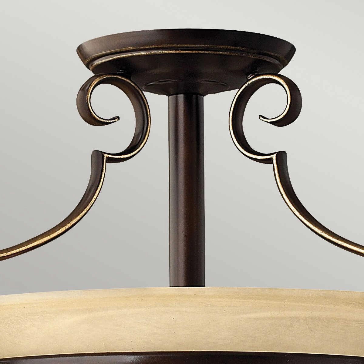 Hinkley Cello Bronze Semi Flush Ceiling Light
