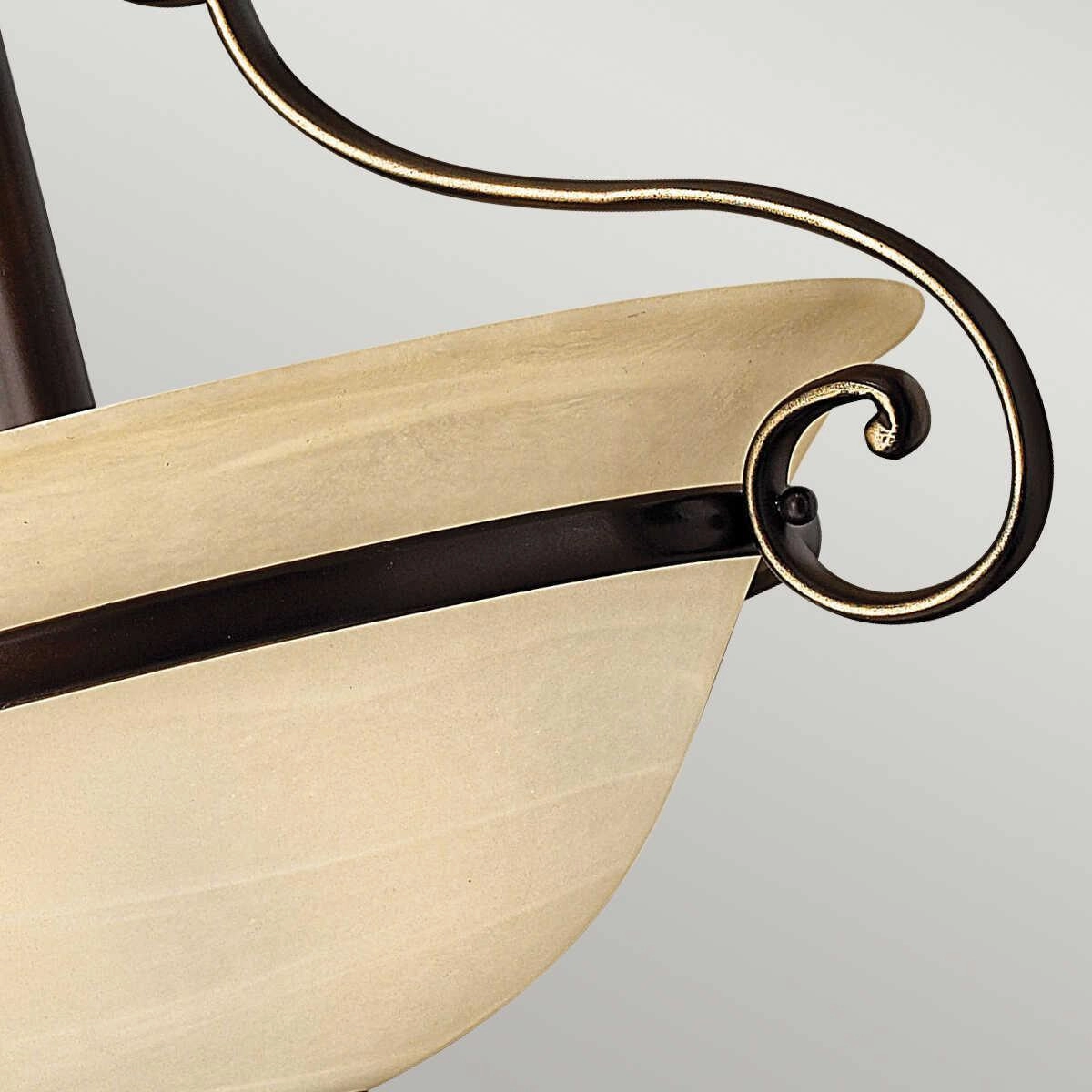 Hinkley Cello Bronze Semi Flush Ceiling Light
