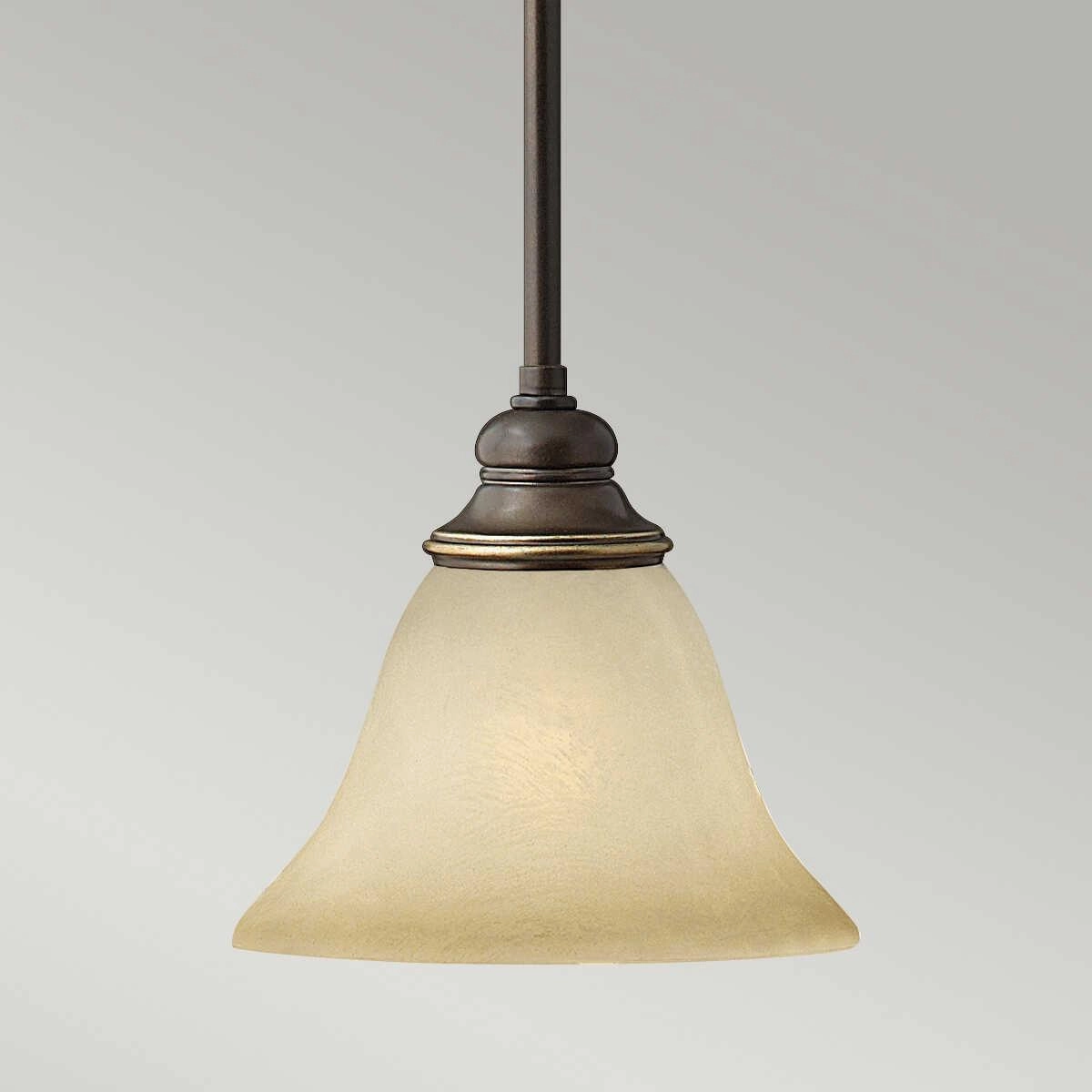 Hinkley Cello Bronze Small Art Deco Ceiling Light