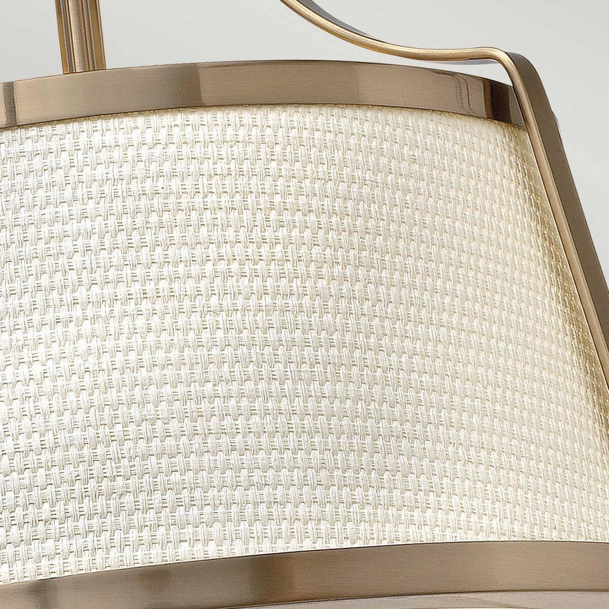 Hinkley Charlotte Antigue Brass Semi-Flush Ceiling Light