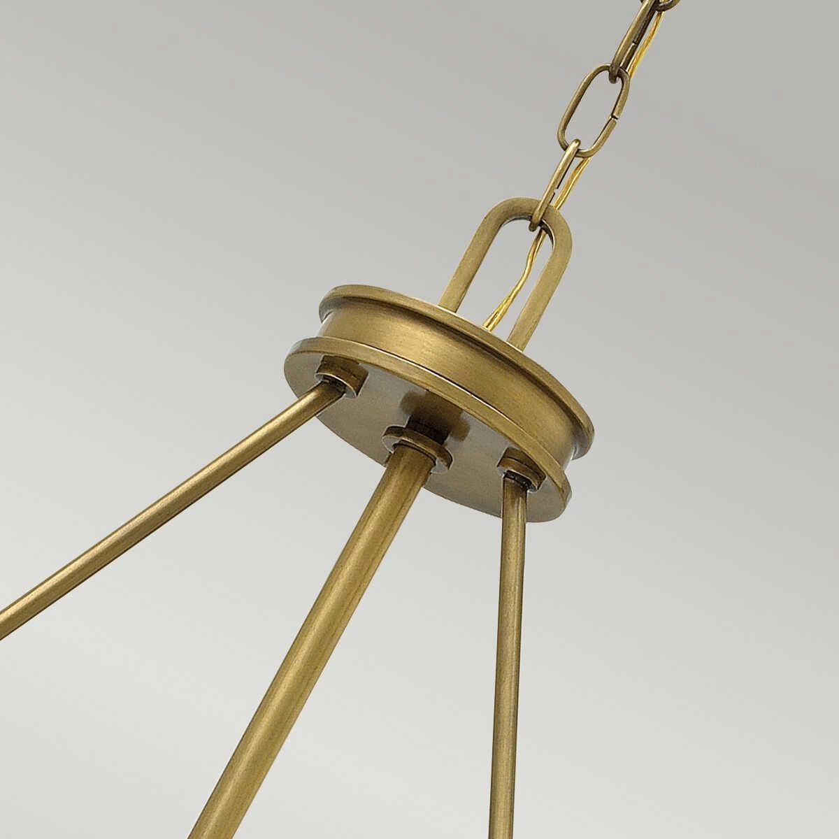 Hinkley Collier 4 Light Brass Pendant Ceiling Light