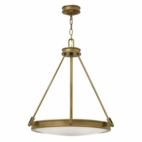 Hinkley Collier 4 Light Brass Pendant Ceiling Light minimalist ceiling light