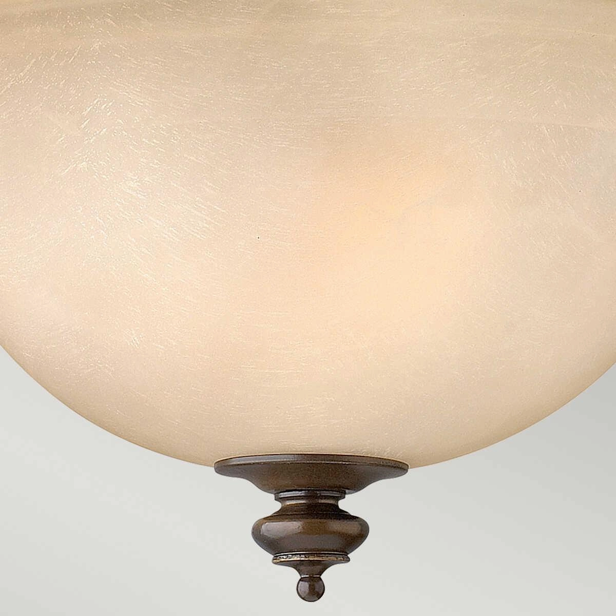 Hinkley Dunhill Bronze Semi-Flush Ceiling Light