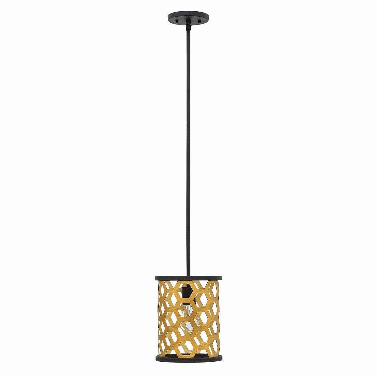 Hinkley Felix 1 Light Gold Mini Pendant Ceiling Light minimalist ceiling light