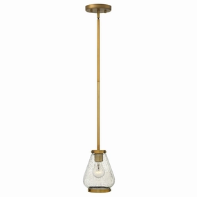 Hinkley Finley 1 Light Brushed Bronze Mini Ceiling Pendant minimalist ceiling light