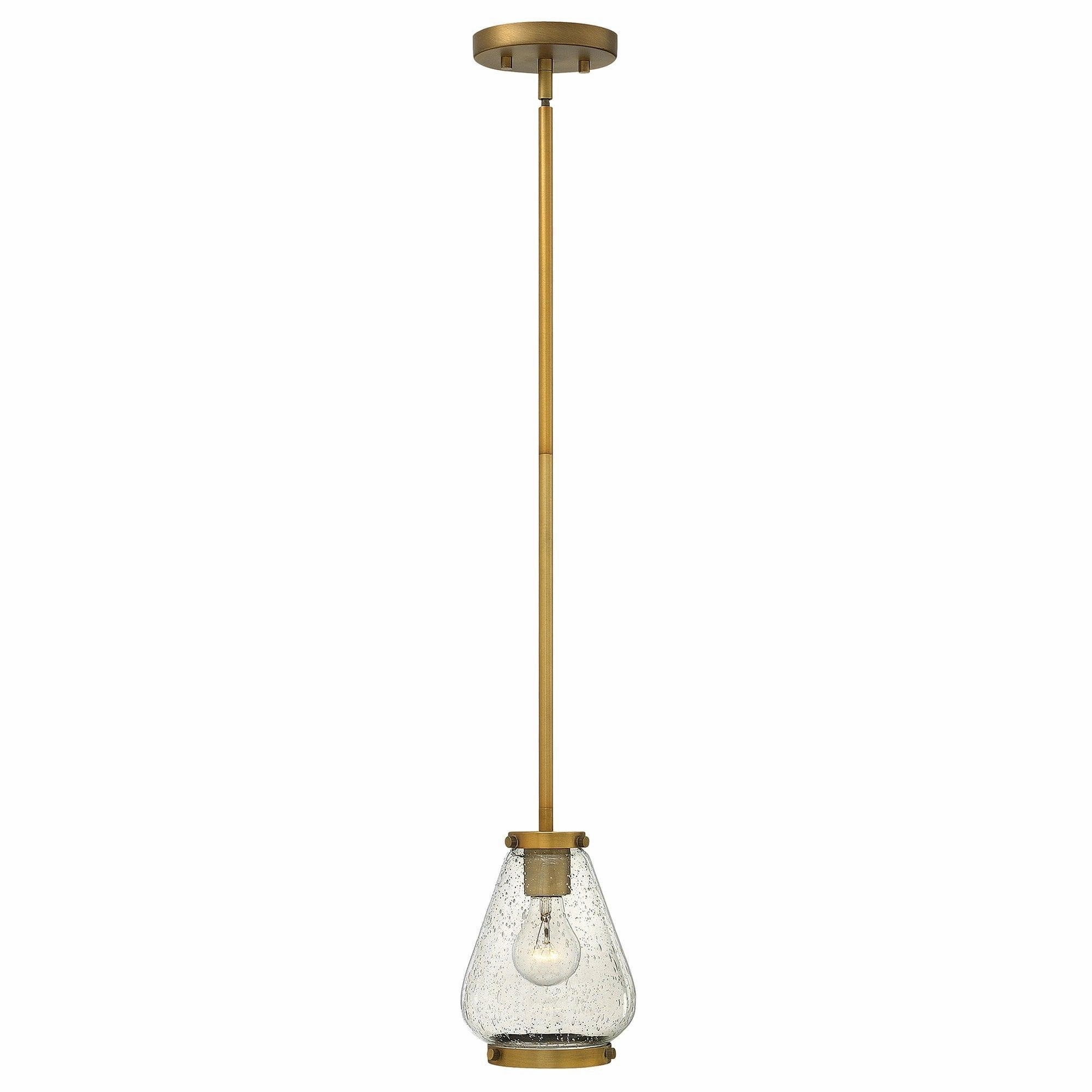 Hinkley Finley 1 Light Brushed Bronze Mini Ceiling Pendant minimalist ceiling light