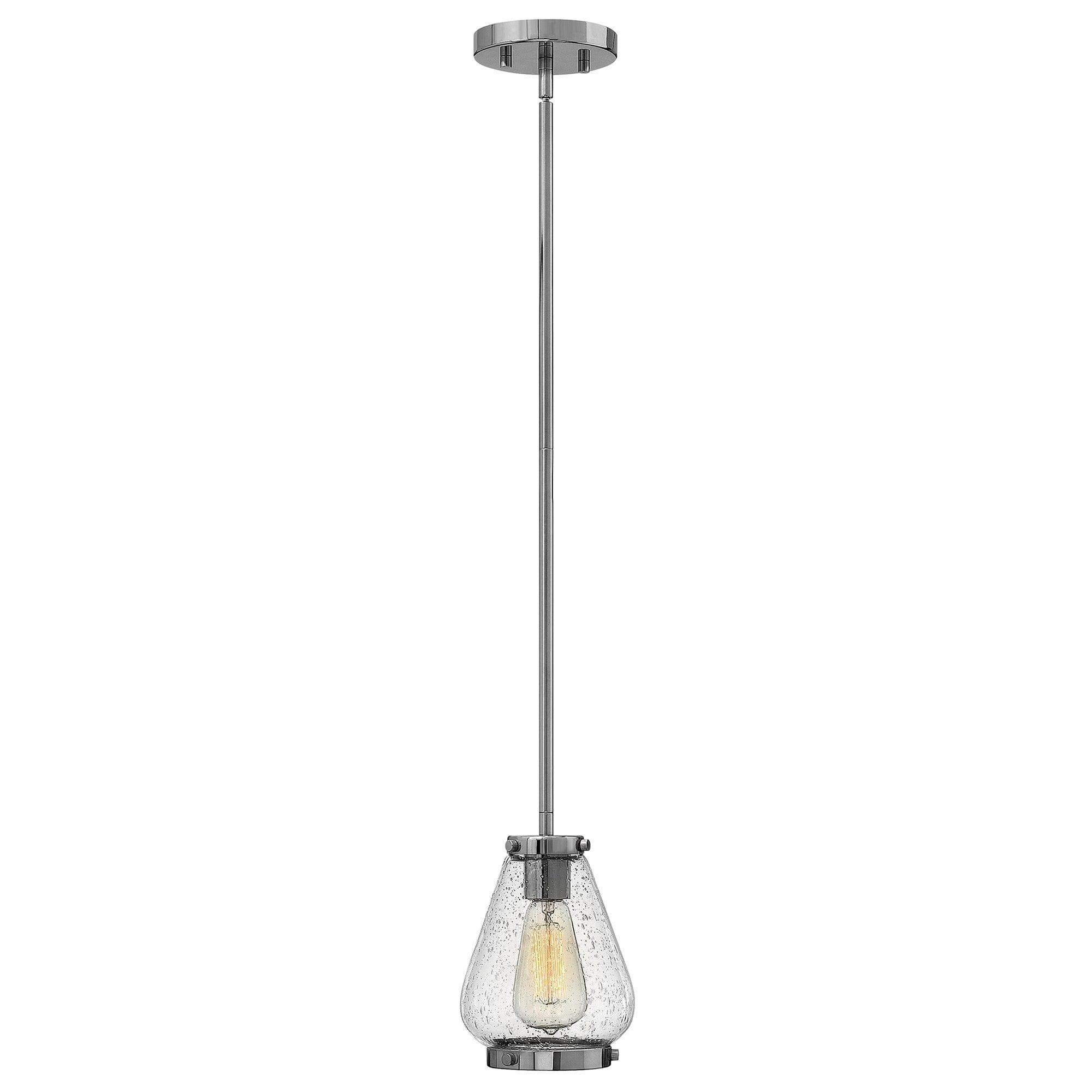 Hinkley Finley 1 Light Chrome Mini Pendant Ceiling Light minimalist ceiling light