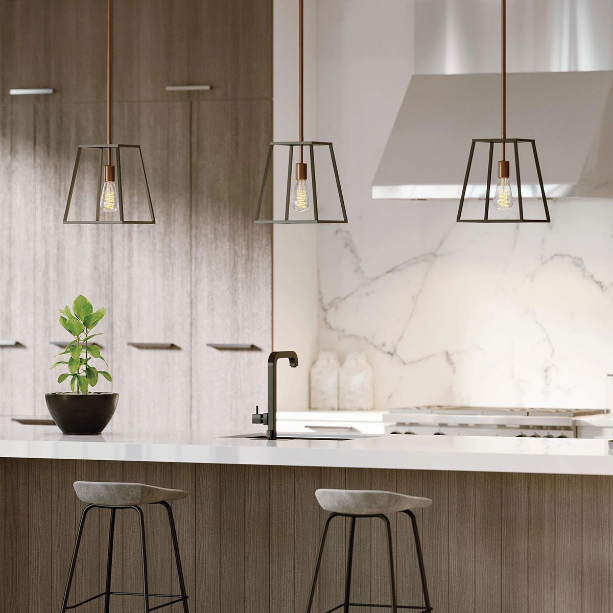 Hinkley Fulton 1 Light Bronze Pendant Ceiling Light
