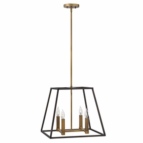 Hinkley Fulton 4 Light Bronze Pendant Chandelier minimalist ceiling light