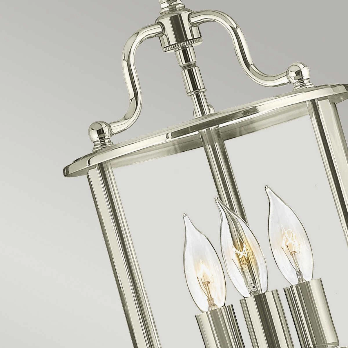 Hinkley Gentry 3 Light Small Polished Nickel Pendant