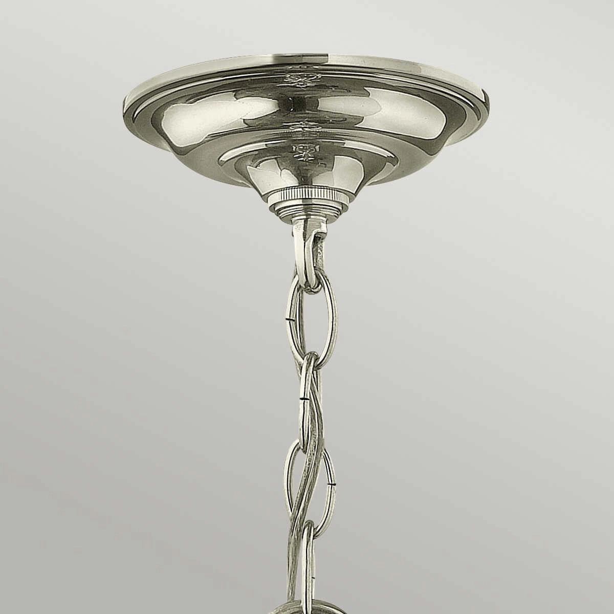 Hinkley Gentry 3 Light Small Polished Nickel Pendant