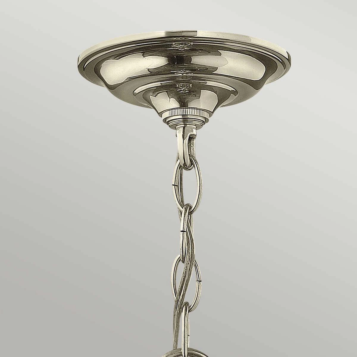 Hinkley Gentry 4 Light Medium Polished Nickel Pendant