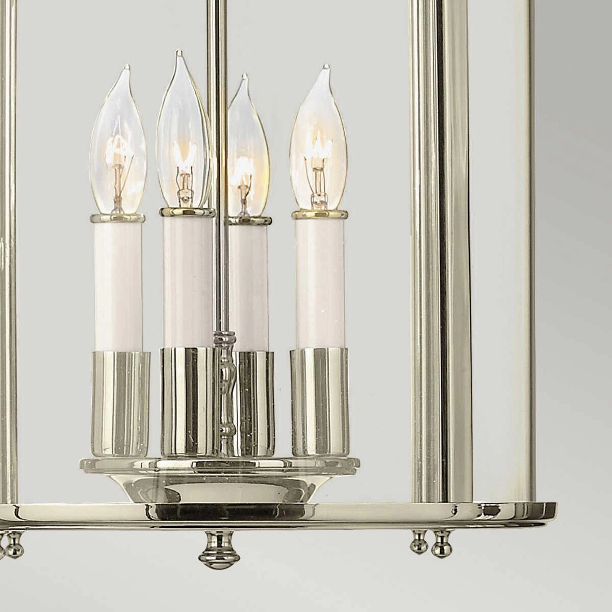 Hinkley Gentry 4 Light Medium Polished Nickel Pendant