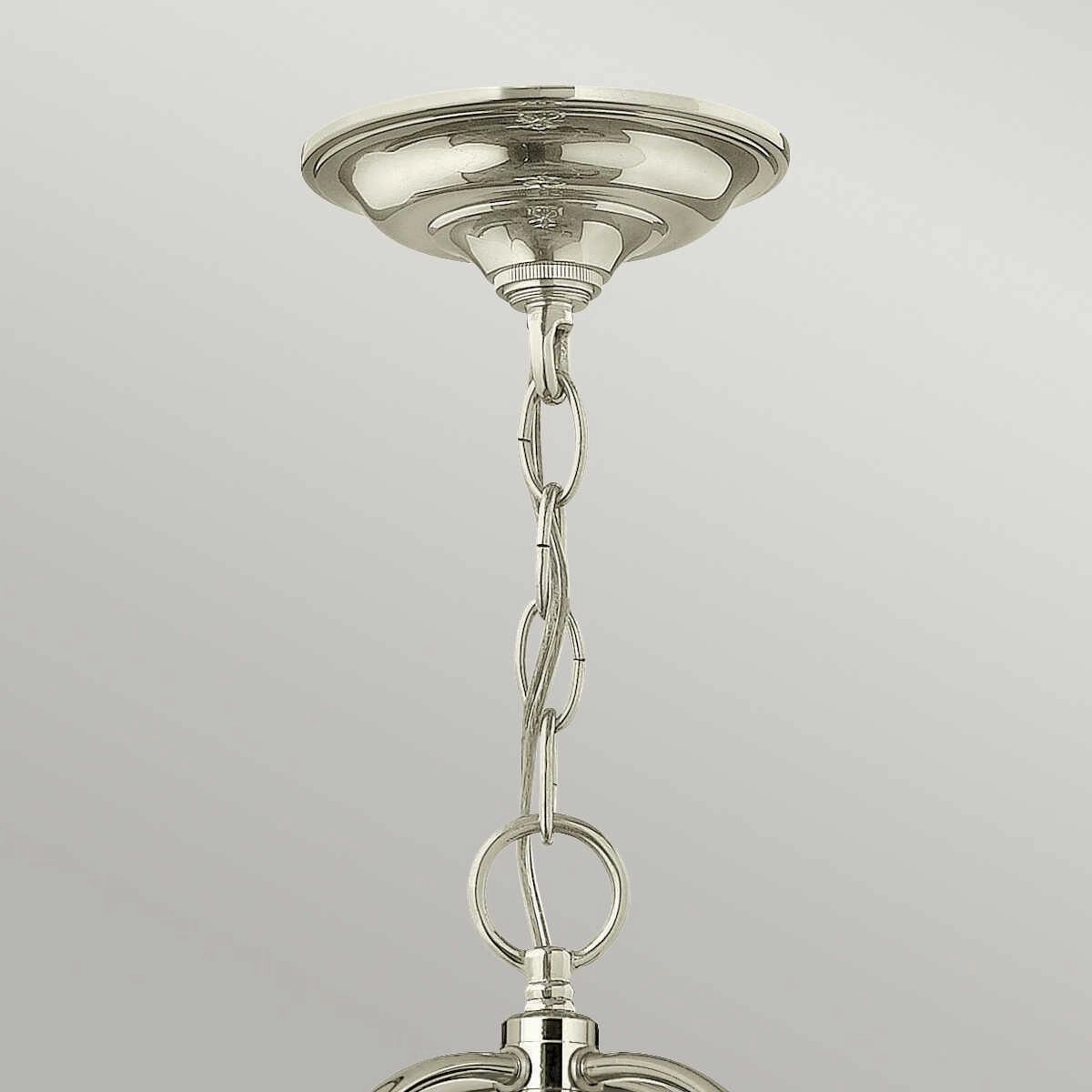 Hinkley Gentry 6 Light Large Polished Nickel Pendant