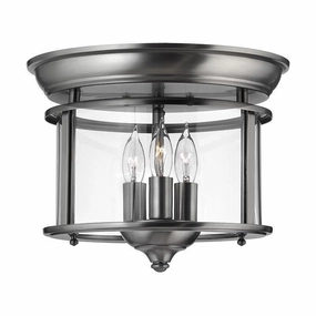 Hinkley Gentry Pewter Flush Mount Ceiling Light simple ceiling design light