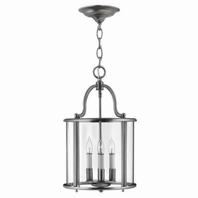 Hinkley Gentry Pewter Medium Ceiling Lantern 3 Light modern ceiling lamp