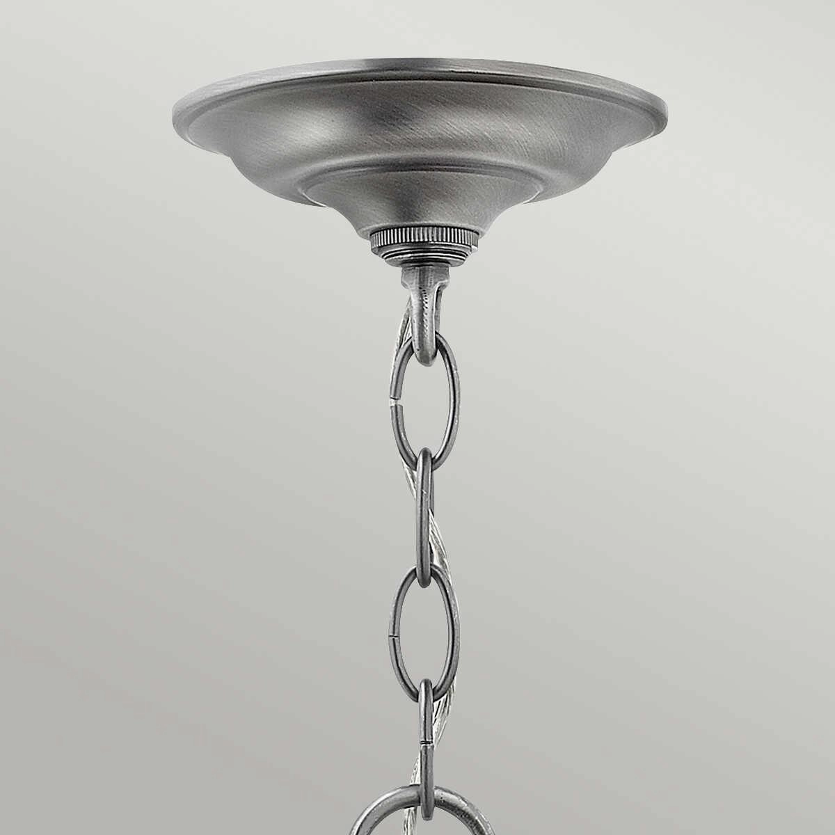 Hinkley Gentry Pewter Medium Ceiling Lantern 3 Light