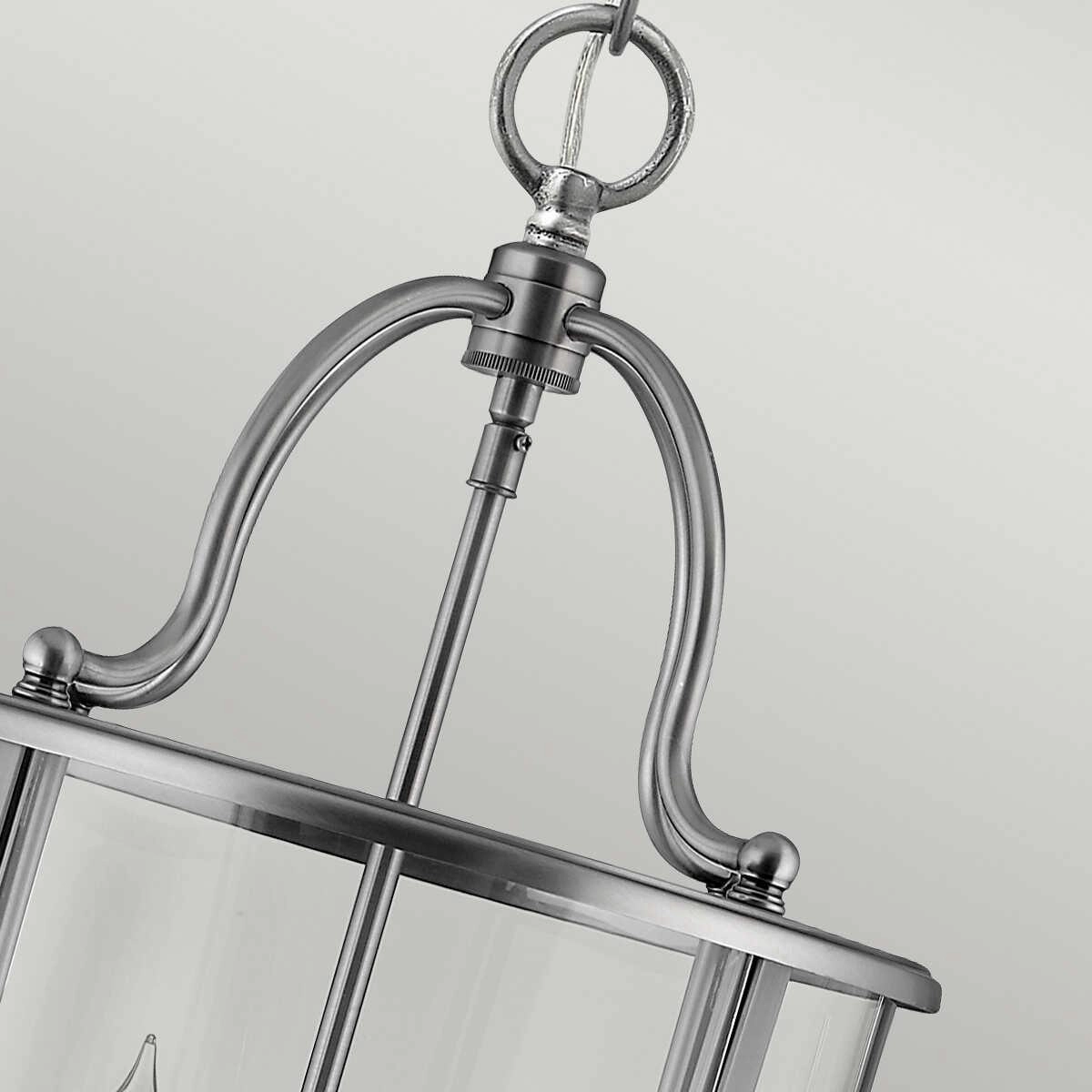 Hinkley Gentry Pewter Medium Ceiling Lantern 3 Light
