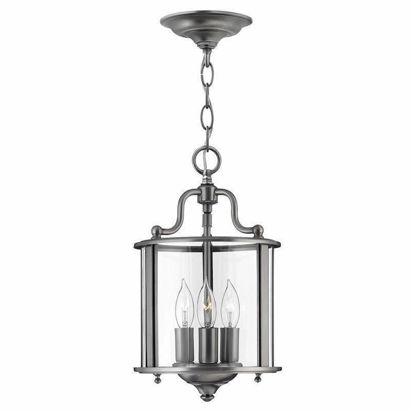 Hinkley Gentry Pewter Small Ceiling Lantern - 3 Light simple ceiling design light