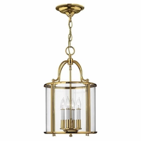 Hinkley Gentry Polished Brass Medium 4 Light Ceiling Lantern simple ceiling design light