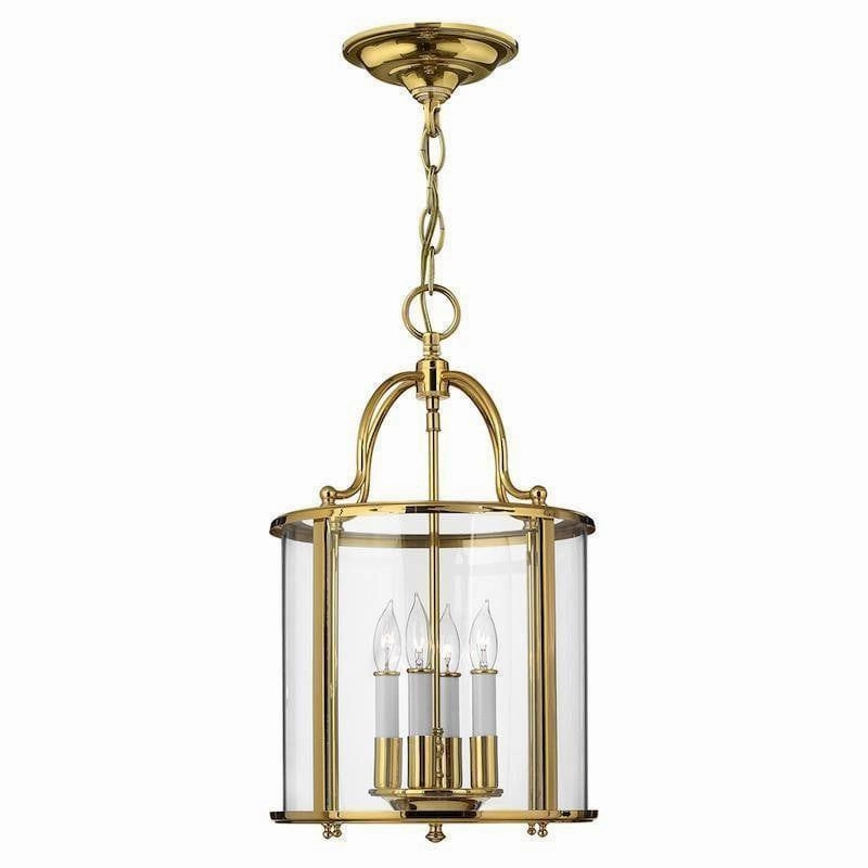 Hinkley Gentry Polished Brass Medium 4 Light Ceiling Lantern modern ceiling lamp