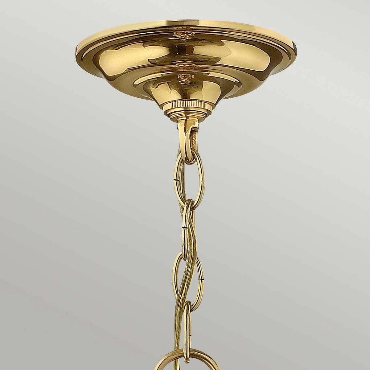 Hinkley Gentry Polished Brass Medium 4 Light Ceiling Lantern